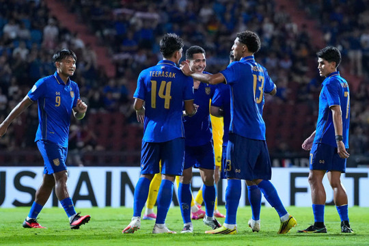 Thắng Malaysia, đội tuyển Thái Lan dẫn đầu bảng B ASEAN Cup 2026