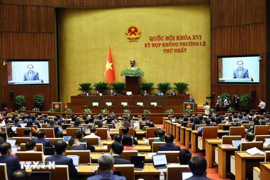 Khai mạc trọng thể Kỳ họp không thường lệ thứ nhất, Quốc hội khóa XVI
