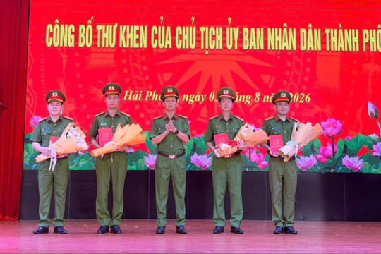 Chủ tịch UBND thành phố Hải Phòng gửi thư khen lực lượng triệt phá đường dây đánh bạc, rửa tiền