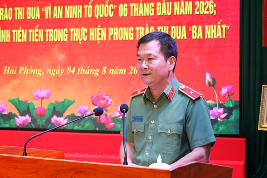 Thực hiện phong trào thi đua 'Vì an ninh Tổ quốc' thực chất, hiệu quả