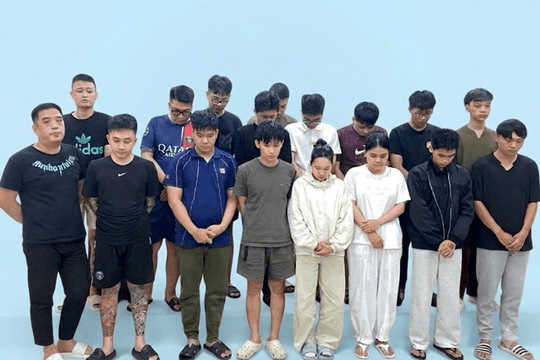 Công an Hải Phòng bắt tạm giam 28 đối tượng trong đường dây đánh bạc xuyên quốc gia