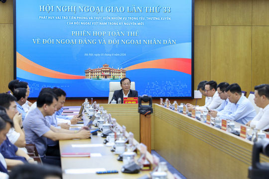 Phát huy vai trò đối ngoại Đảng, đối ngoại nhân dân trong nền ngoại giao toàn diện, hiện đại