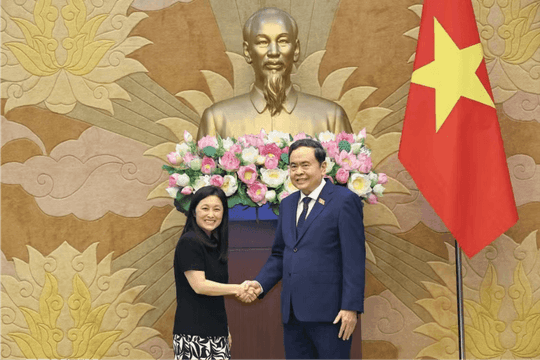 Chủ tịch Quốc hội Trần Thanh Mẫn tiếp Đại sứ Hoa Kỳ Jennifer Wicks