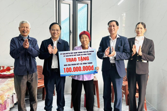 MTTQ 7 xã khu vực Vĩnh Bảo đẩy mạnh công tác an sinh