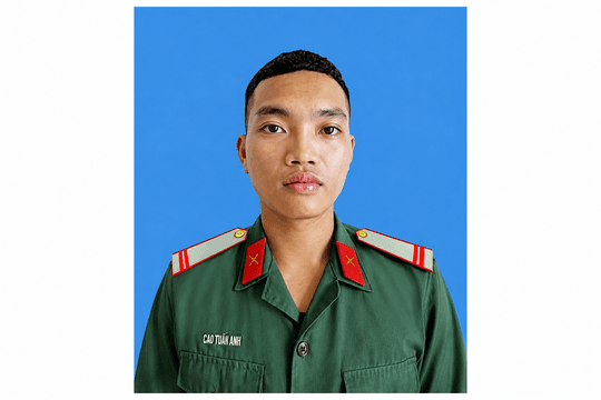 Hạ sĩ Cao Tuấn Anh hy sinh khi dũng cảm cứu đồng đội