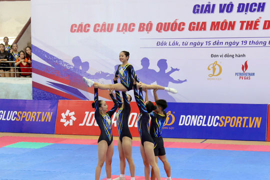 Aerobic Hải Phòng hướng tới mục tiêu 'vàng' tại Đại hội Thể thao toàn quốc
