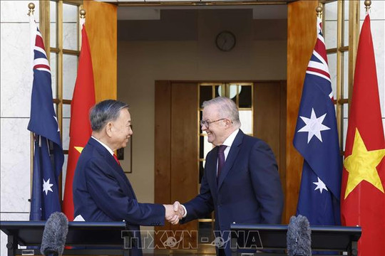 Tuyên bố chung Việt Nam - Australia về nâng cao sức chống chịu và phục hồi kinh tế