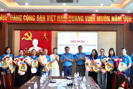 Thủy Nguyên thành lập 9 công đoàn cơ sở, kết nạp 172 đoàn viên