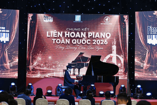 880 thí sinh tranh tài tại Liên hoan Piano toàn quốc 2026