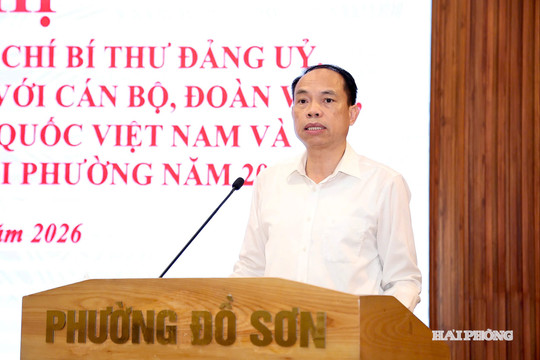 Đảng ủy phường Đồ Sơn tổ chức đối thoại, giải đáp nhiều vấn đề thiết thực