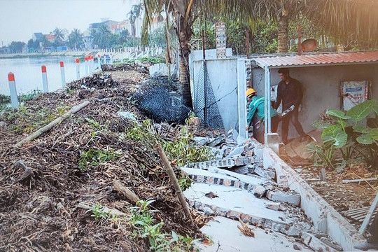 Hoàn thành xử lý 417 vụ vi phạm công trình thủy lợi
