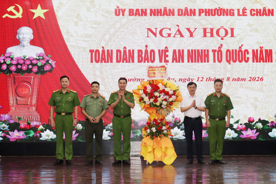 Người dân phường Lê Chân cung cấp hàng nghìn nguồn tin về an ninh, trật tự