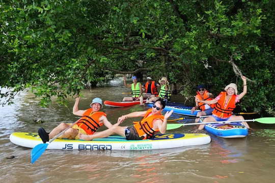 Green tourism potential of Vinh Quang mangrove forest