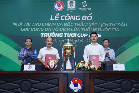 Giải bóng đá vô địch U16 quốc gia đầu tiên chính thức ra mắt