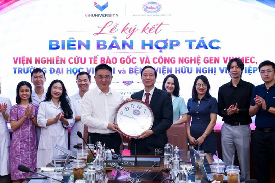 Mở hướng ứng dụng tế bào gốc, công nghệ gen vào điều trị tại Bệnh viện Việt Tiệp