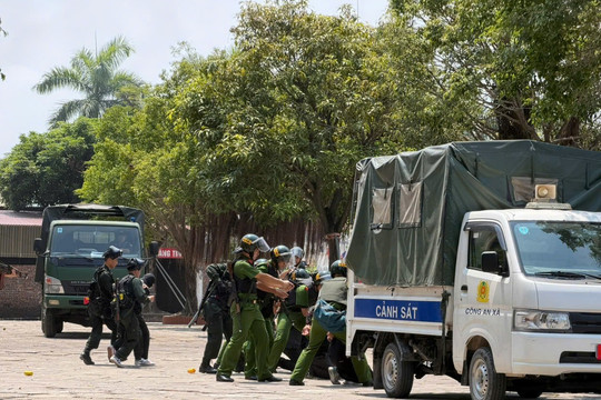 Nam An Phụ hoàn thành diễn tập chiến đấu phòng thủ