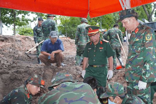 Tìm thấy 321 bộ hài cốt liệt sĩ sau gần 2 tháng tìm kiếm tại Công viên Lê Thị Riêng
