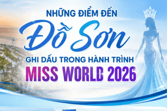 Những điểm đến Đồ Sơn ghi dấu trong hành trình Miss World 2026