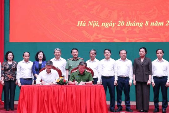 Bộ Công an tiếp nhận Cơ quan Thường trực Ban Chỉ đạo 57 Trung ương
