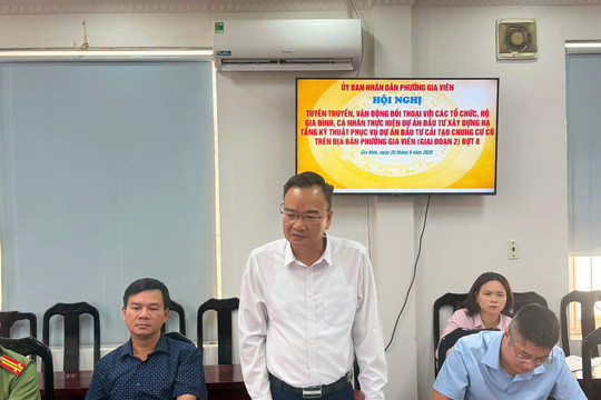 Phường Gia Viên vận động giao mặt bằng trước khi cưỡng chế