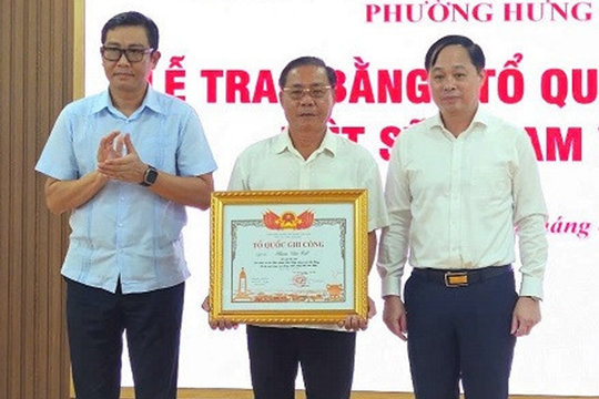 Ghi danh liệt sĩ Phạm Văn Tất sau 78 năm hy sinh