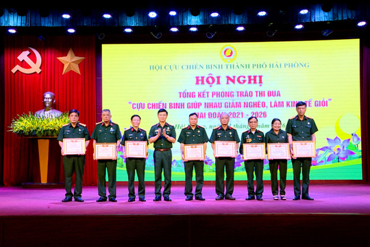 Tỷ lệ hộ nghèo trong hội viên cựu chiến binh giảm còn 0,12%