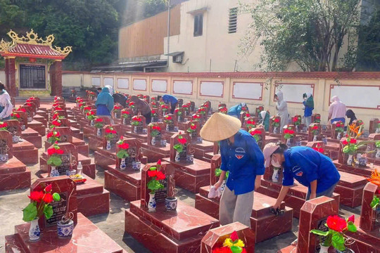 Hỗ trợ công tác mộ liệt sĩ và công trình ghi công liệt sĩ