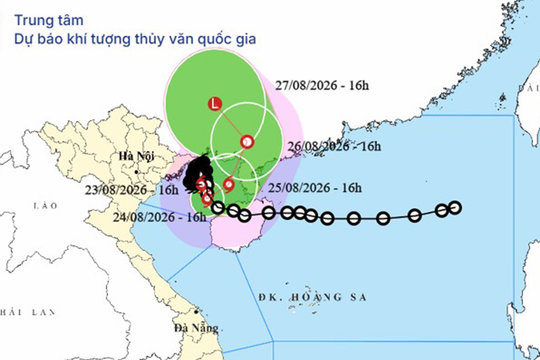 Bão số 4 giật cấp 11 trên vùng biển Quảng Ninh - Hải Phòng, tiếp tục gây mưa lớn