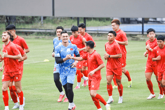 Đội tuyển Việt Nam trở lại tập luyện cho trận chung kết lượt về ASEAN Cup 2026