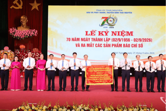 Báo và phát thanh, truyền hình Thái Nguyên kỷ niệm 70 năm thành lập