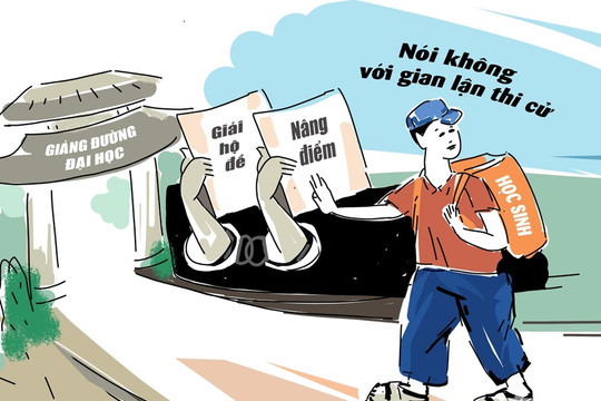 Phạt đến 75 triệu đồng nếu làm lộ đề thi hoặc mua, bán đề thi
