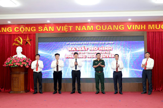Ra mắt mô hình 'Tammi OA - Chính quyền số phường Ngô Quyền'