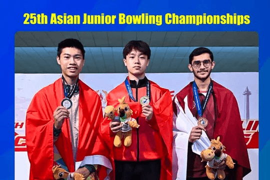 Trần Hoàng Khôi giành huy chương vàng bowling trẻ châu Á 2026
