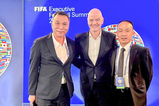Chủ tịch FIFA dự khán trận chung kết lượt về tại Mỹ Đình