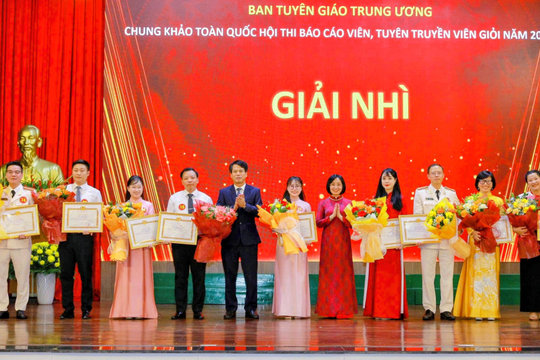 Thí sinh Hải Phòng đoạt giải nhì Hội thi Báo cáo viên, tuyên truyền viên giỏi toàn quốc
