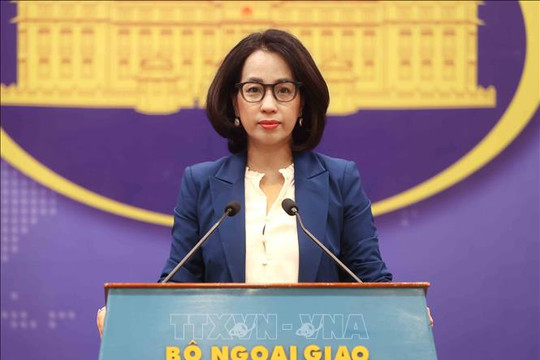 Việt Nam kiên quyết phản đối mọi hoạt động của nước ngoài tại đá Hải Sâm và đảo Ba Ba