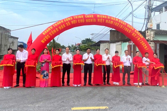 An Phong khánh thành 2 công trình chào mừng Quốc khánh