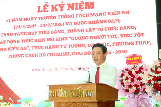 Kiến An lan tỏa 'Gương người tốt, việc tốt'