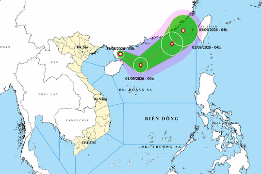 Biển Đông sắp đón bão, Bắc Bộ đối mặt mưa lớn