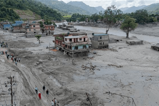 Thêm 84 trường hợp tử vong do lũ quét ở biên giới giữa Nepal và Trung Quốc