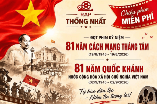 'Mưa Đỏ' trở lại Rạp Thống Nhất trong đợt chiếu phim miễn phí mừng Quốc khánh