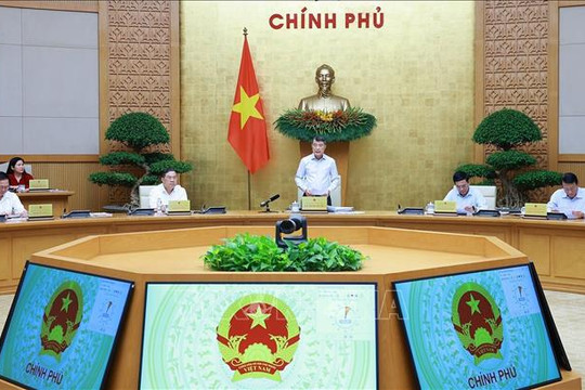 Thủ tướng Lê Minh Hưng chủ trì phiên họp Chính phủ thường kỳ tháng 8/2026