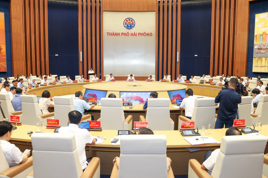 Sáng nay, Hội nghị Thành ủy Hải Phòng lần thứ 5 xem xét nhiều nội dung quan trọng
