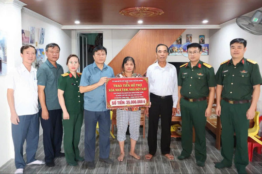 280 triệu đồng xóa nhà tạm, nhà dột nát ở xã Nguyễn Lương Bằng