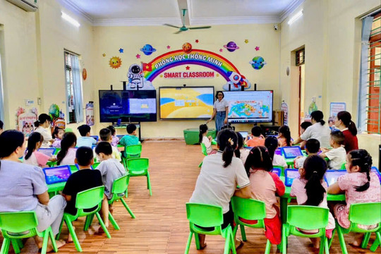 Đầu tư phòng học thông minh, thúc đẩy ứng dụng AI