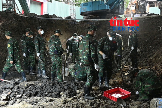 Quy tập thêm 13 bộ hài cốt liệt sĩ tại Công viên Lê Thị Riêng