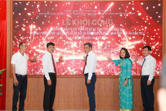 Khởi công khu tái định cư tại phường Phù Liễn