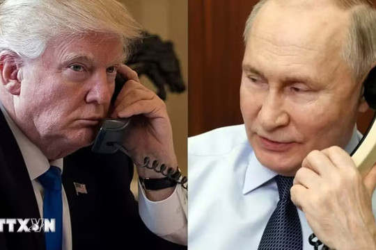 Điện Kremlin thông báo kết quả cuộc điện đàm Putin - Trump về Ukraine