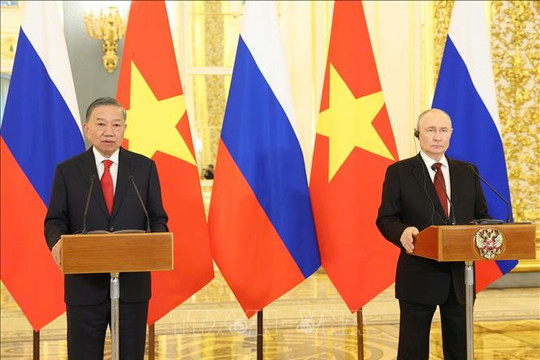 Củng cố hơn nữa quan hệ Đối tác chiến lược toàn diện Việt Nam - Nga trong giai đoạn mới
