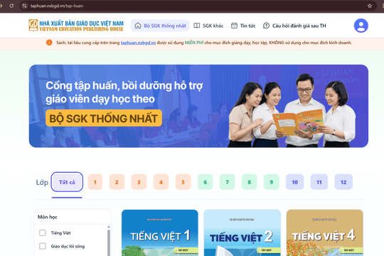 Hướng dẫn cách sử dụng sách giáo khoa điện tử miễn phí